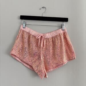Victoria's Secret Pink Sequin Shorts 2000s Style Women's Size Small